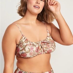Old Navy Floral Bikini - Pink and Cream
